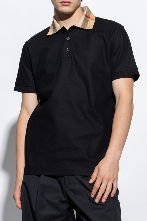 Tシャツ・カットソー BURBERRY Cody Ls Men's Clothing | Burberry 'Cody' cotton polo shirt